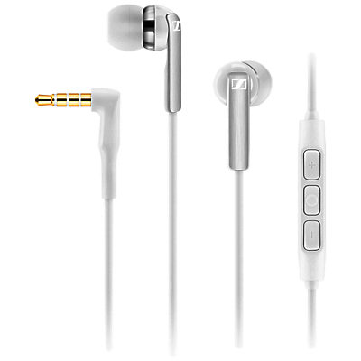Sennheiser CX 2.00 G In-Ear Headphones with Mic/Remote White Sennheiser CX 2.00 G In-Ear Headphones with Mic/Remote White
